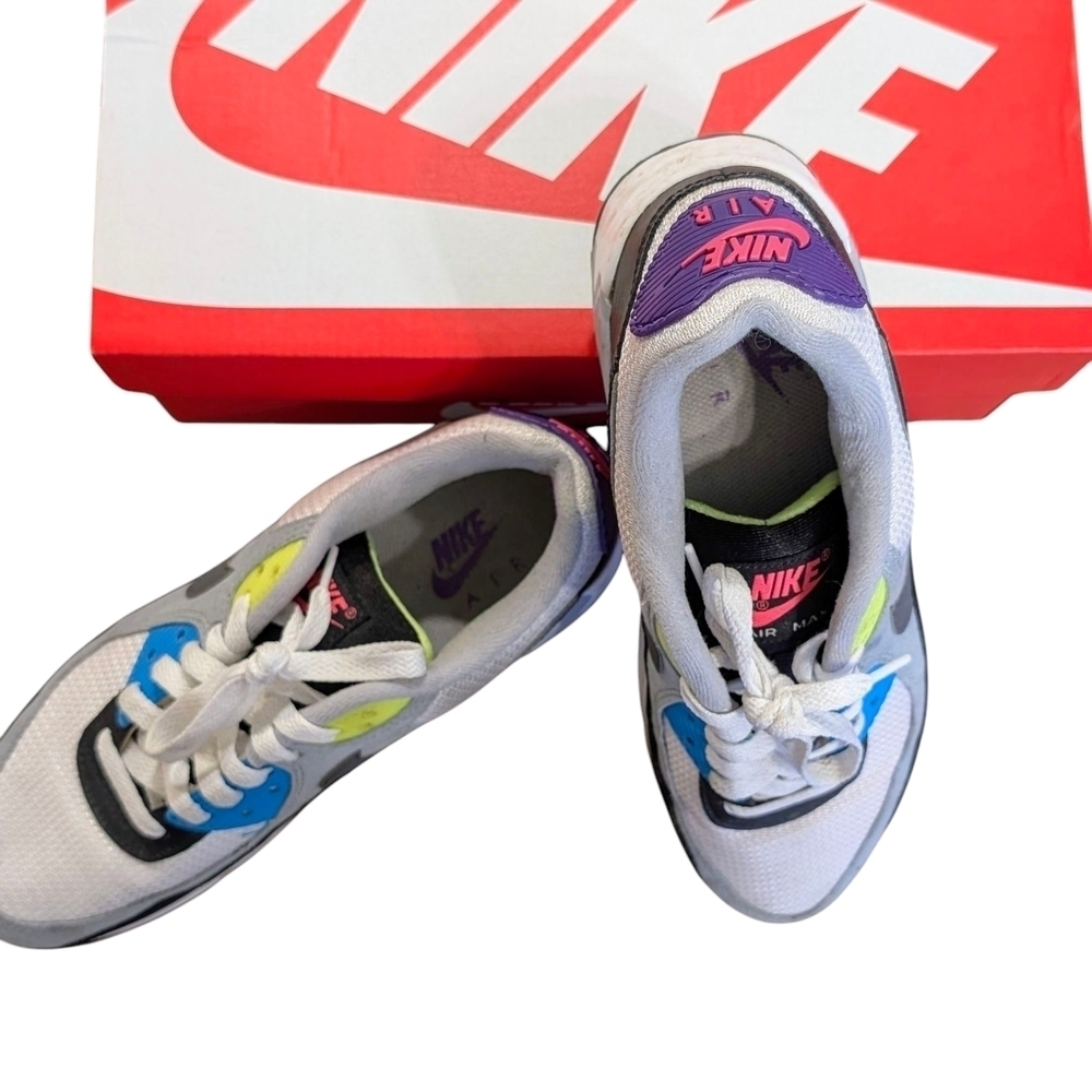 Nike Air Max 90 What The Men's 8.5 Multi-Color Patchwork Sneaker Authentic - Picture 2 of 10